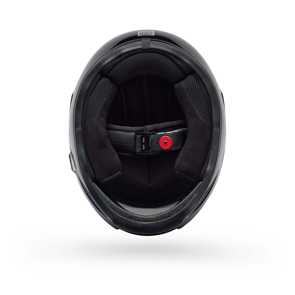 Casco Moto Calle Eliminator Menace Negro Certificado QR Bell