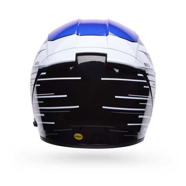 Casco Moto Calle Lithium Mips Transition Blanco Certificado QR Bell