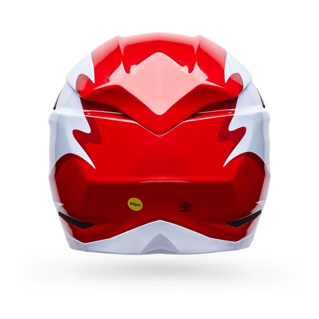 Casco Moto Spherical Moto-10 Rojo/Negro Certificado QR Bell