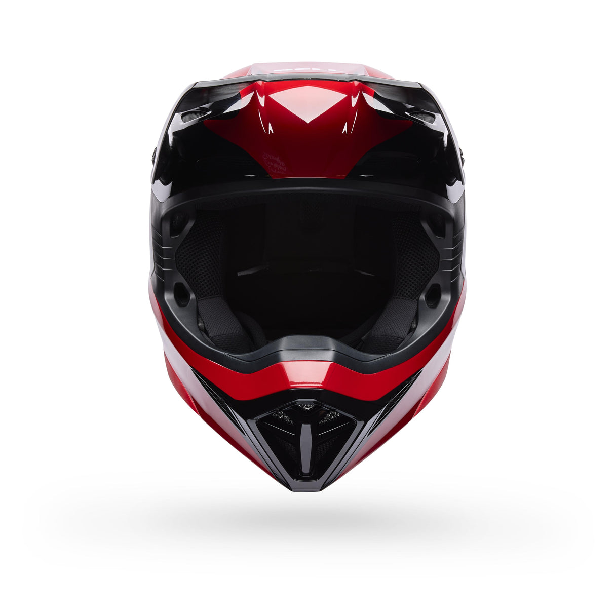 Casco Moto MX-10 Rojo/Negro Certificado QR Bell