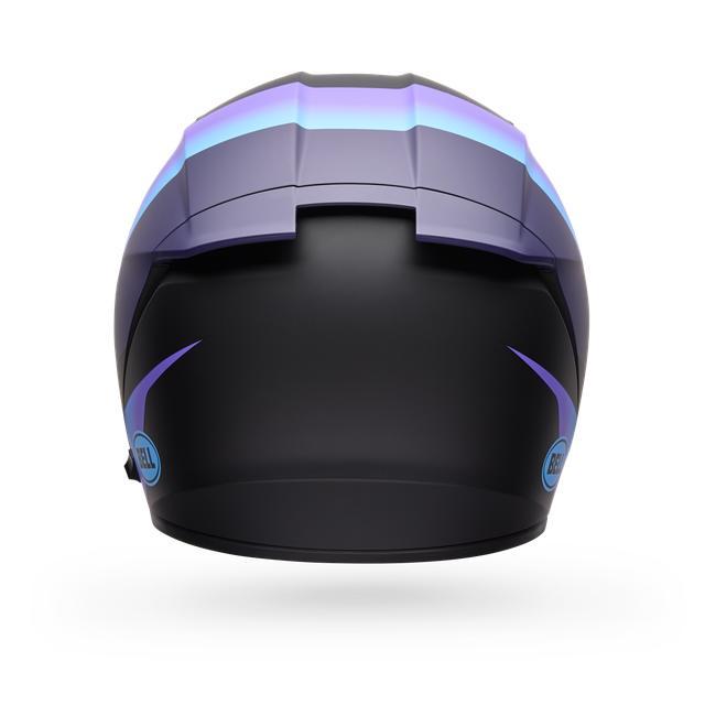 Casco Moto Calle Lithium Passion Negro/Azul Certificado QR Bell