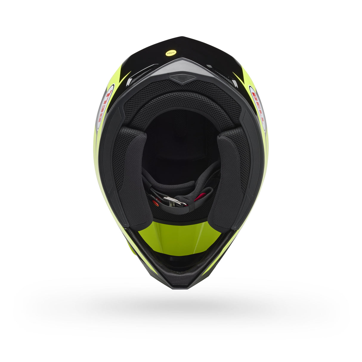 Casco Moto MX-10 Amarillo/Negro Certificado QR Bell