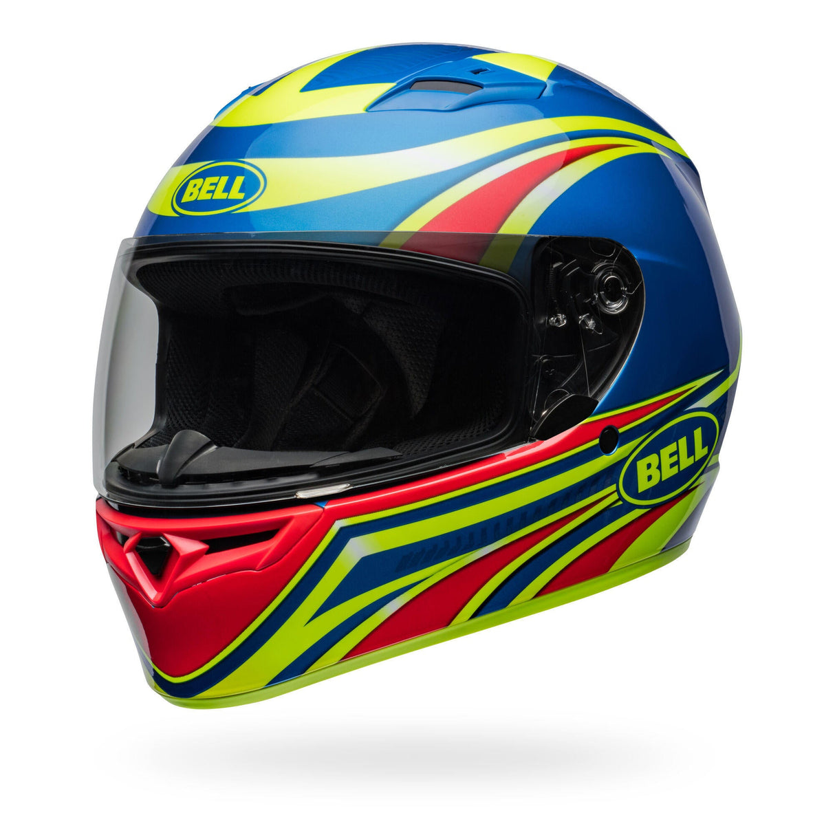 Casco Moto Calle Qualifier Azul Certificado QR Bell