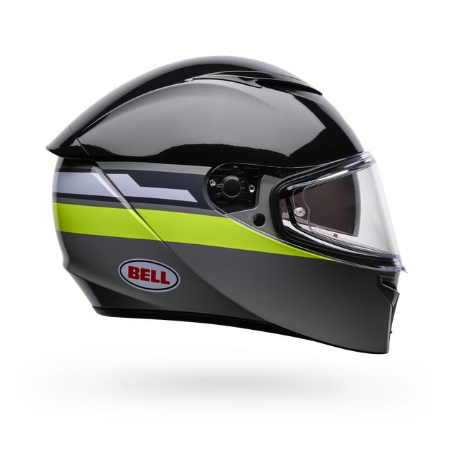 Casco Moto Calle Lithium Motion Gris Certificado QR Bell