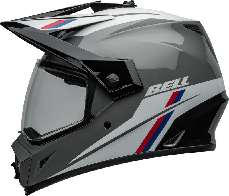 Casco Moto Calle MX-9 Adventure Mips Alpine Negro Certificado QR Bell