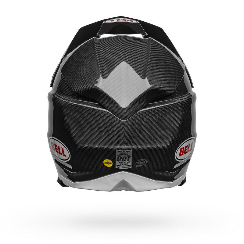 Casco Moto Spherical Moto-10 Negro Certificado QR Bell