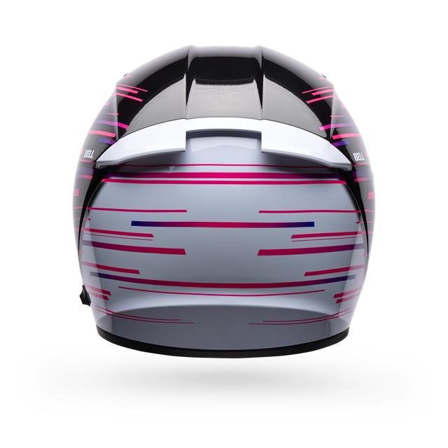 Casco Moto Calle Lithium Velo Negro/Blanco Certificado QR Bell