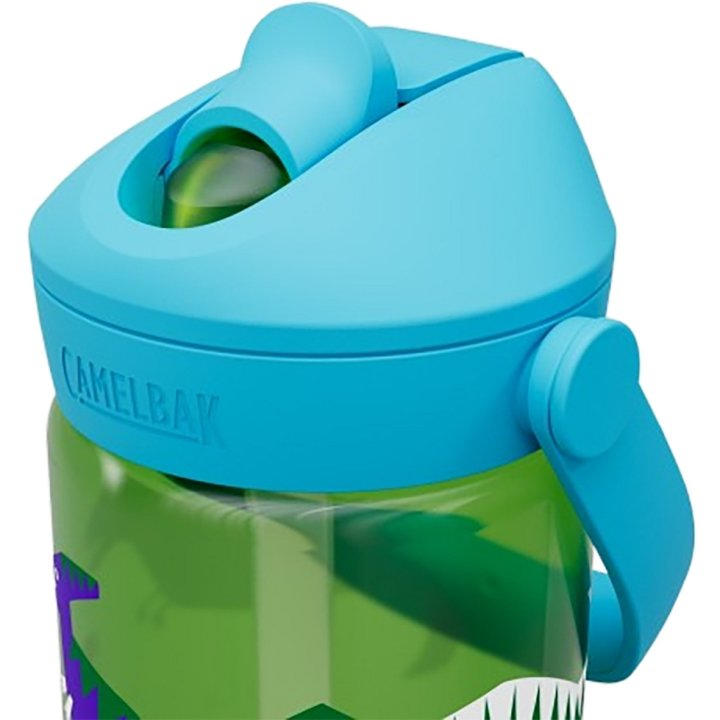 Botella Infantil Thrive Flip Straw Hip Dinos 400ml Verde CamelBak