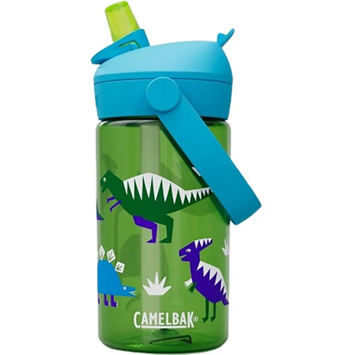 Botella Infantil Thrive Flip Straw Hip Dinos 400ml Verde CamelBak