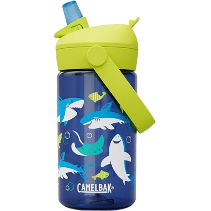 Botella Infantil Thrive Flip Straw Sharks and Rays 400ml Azul CamelBak