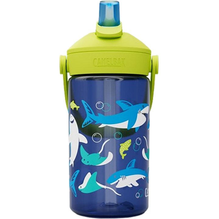 Botella Infantil Thrive Flip Straw Sharks and Rays 400ml Azul CamelBak