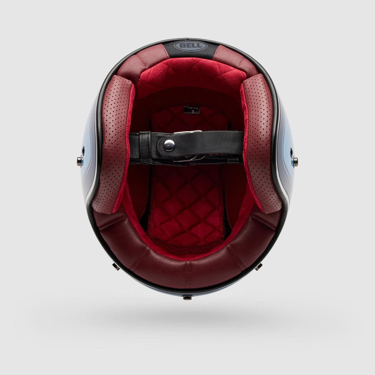 Casco Moto Calle Custom 500 Crate Azul Bell