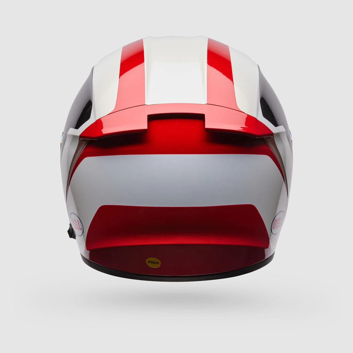 Casco Moto Calle Lithium Mips Plus Blip Blanco/Rojo Bell