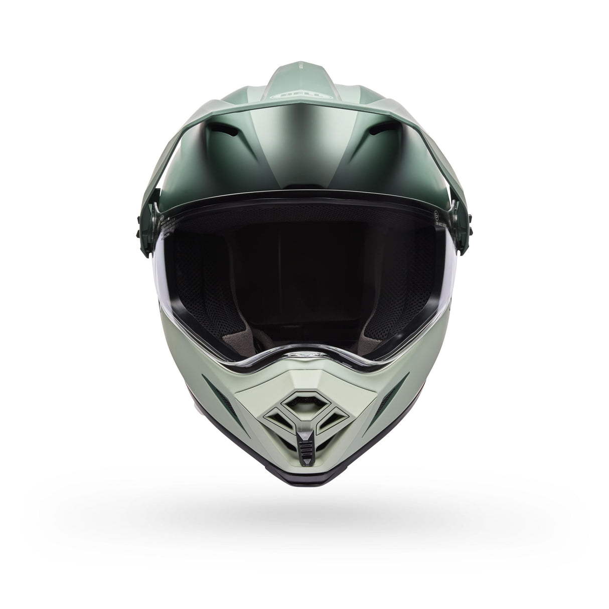 Casco Moto Calle MX-9 ADV Verde Certificado QR Bell