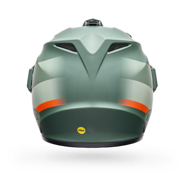 Casco Moto Calle MX-9 ADV Verde Certificado QR Bell