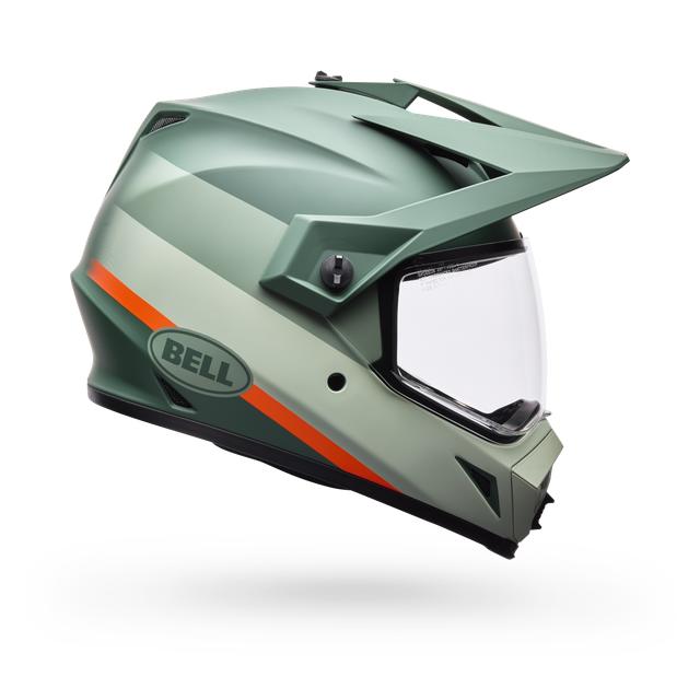 Casco Moto Calle MX-9 ADV Verde Certificado QR Bell