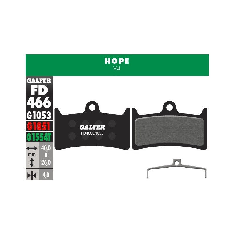 Pastillas Galfer Hope V4