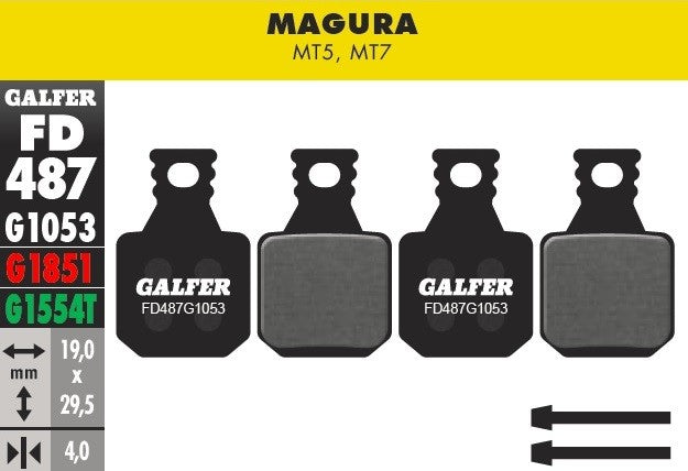 Pastillas Galfer Magura Mt5/7