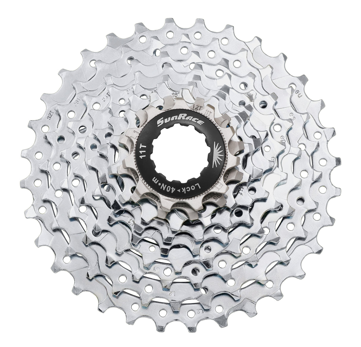 Piñon Sun Race Cassette M90 9S (11-34) Plata