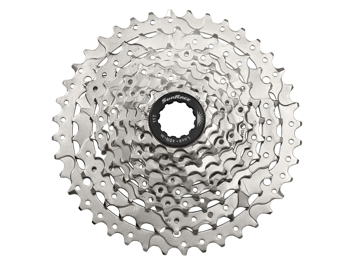 Piñon Sun Race Cassette M980 9S (11-40) Plata