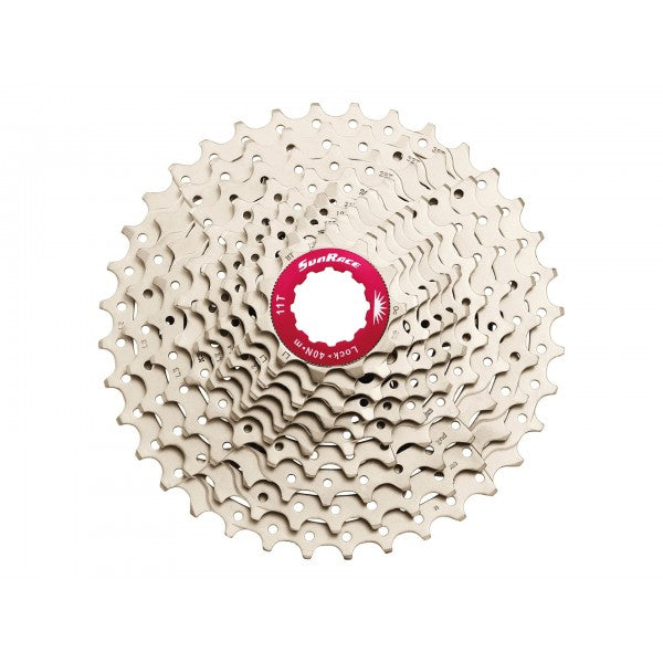 Piñon Sunrace Mx0 10V 11-36T Plateado