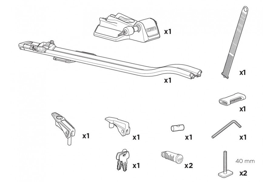 Portabicicleta Thule FastRide 564