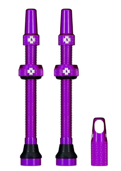 Kit Valvulas Tubeless Muc-Off 60Mm Púrpura