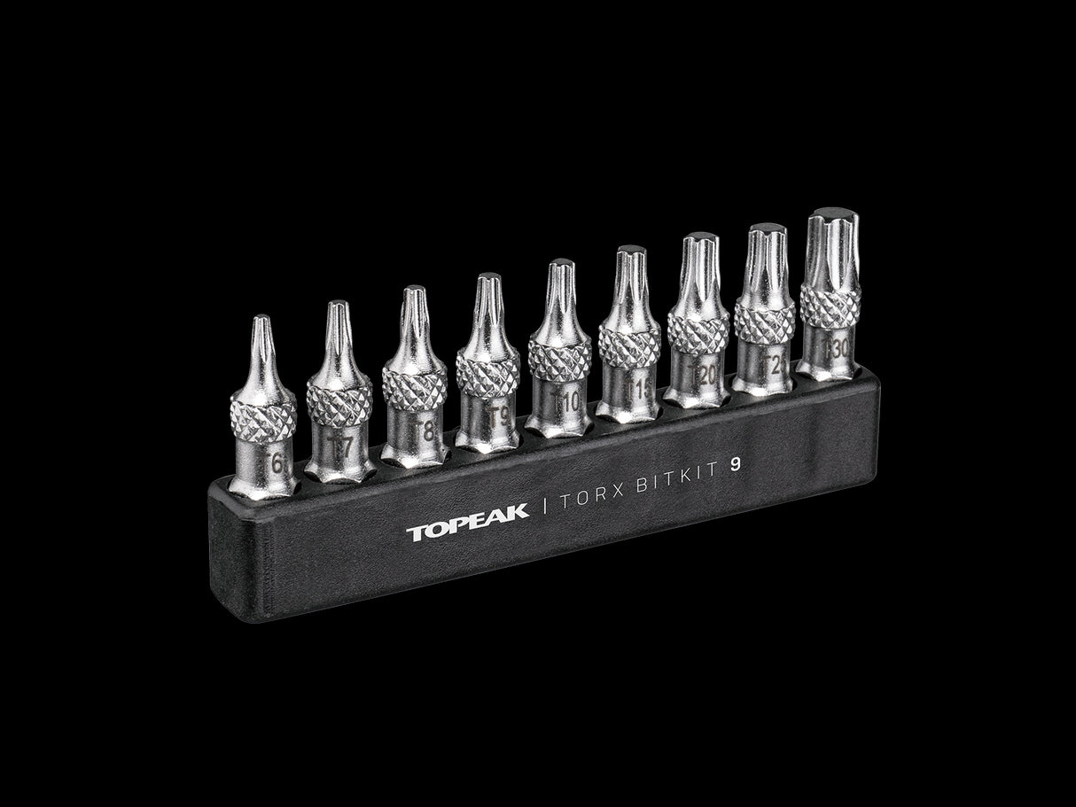 Set De Brocas Torx Topeak 9Pcs