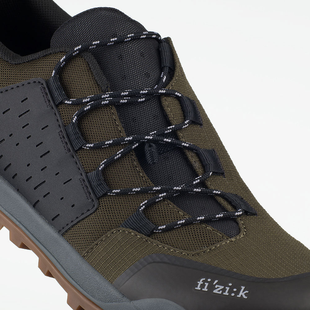Zapatillas De Bicicleta Fizik Ergolace X2 Olive-Caramel
