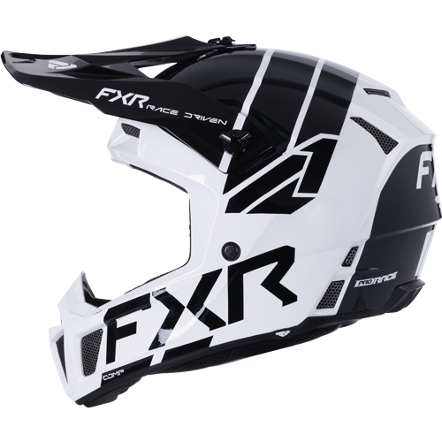 Casco Youth FXR Clutch Comp Mx White/Black