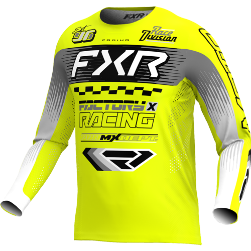 Jersey FXR Podium Gladiator 26 Hivis/Black/Grey