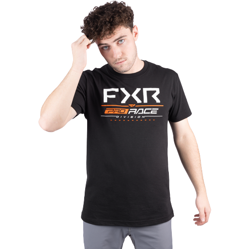 Polera FXR Race Div Premium Black/Orange