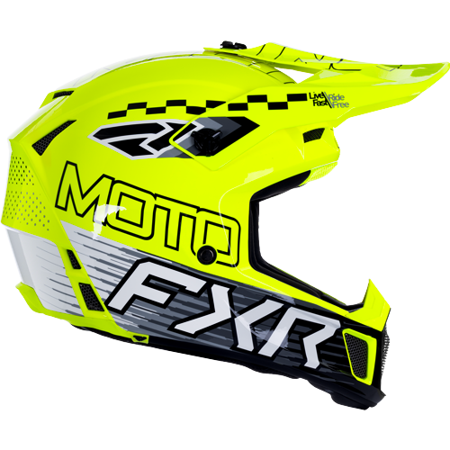 Casco FXR Clutch Race Div Mx Hivis