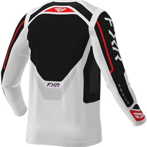 Jersey FXR Podium Relay 26 White/Black/Red