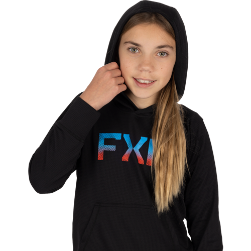 Poleron Youth Pilot Upf Po Hoodie 24
