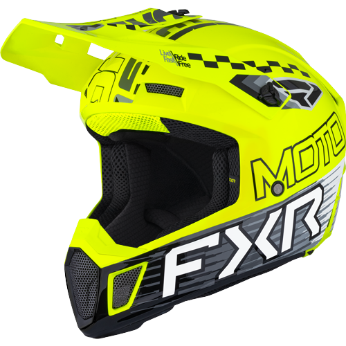 Casco FXR Clutch Race Div Mx Hivis