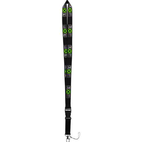 FXR Racing Lanyard Fxr 24 Black/Lime