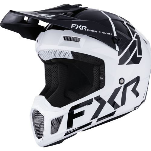 Casco FXR Clutch Comp Mx White/Black