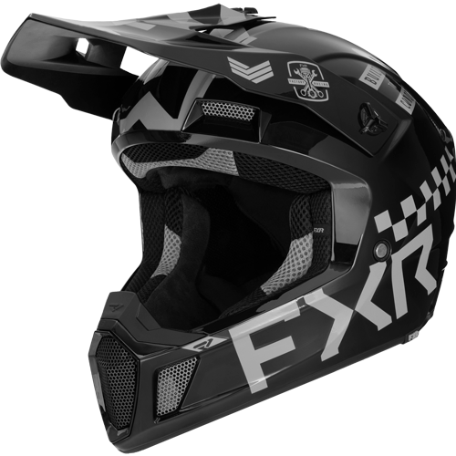 FXR Racing Casco Fxr Clutch Gladiator Chrome