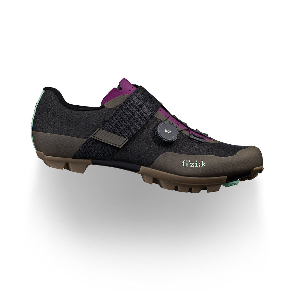 Zapatillas De Bicicleta Fizik Vento Ferox Carbon Mud-Grape