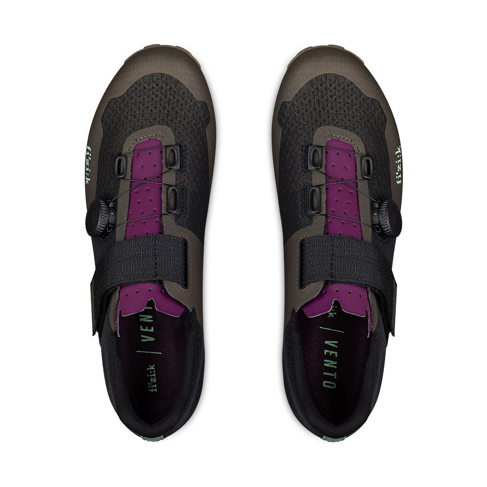 Zapatillas De Bicicleta Fizik Vento Ferox Carbon Mud-Grape