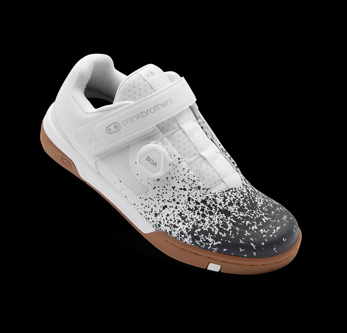 Zapatillas Ciclismo Crankbrothers Stamp Boa Splatter Black/White - Gum