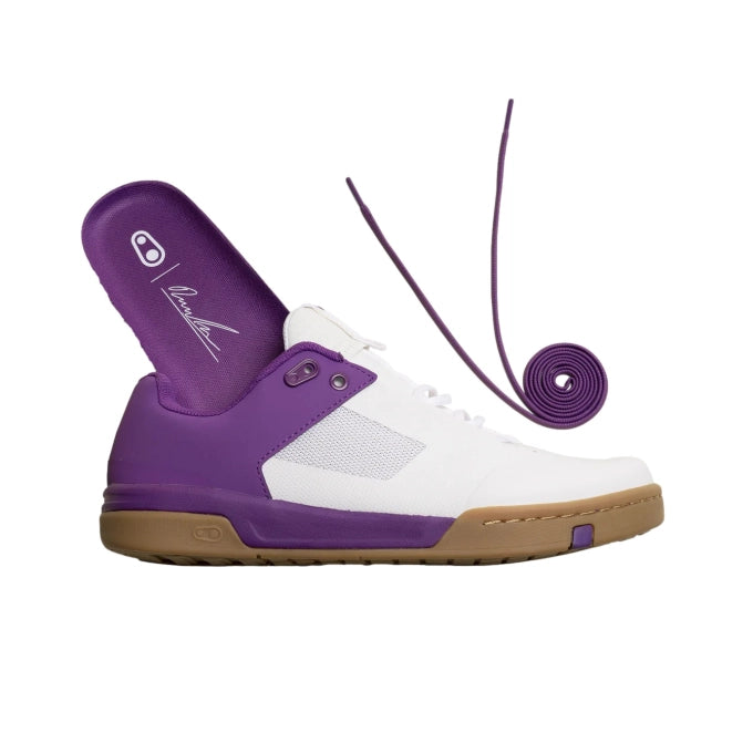 Zapatillas Crankbrothers Stamp Lace White / Purple - Bernard Kerr