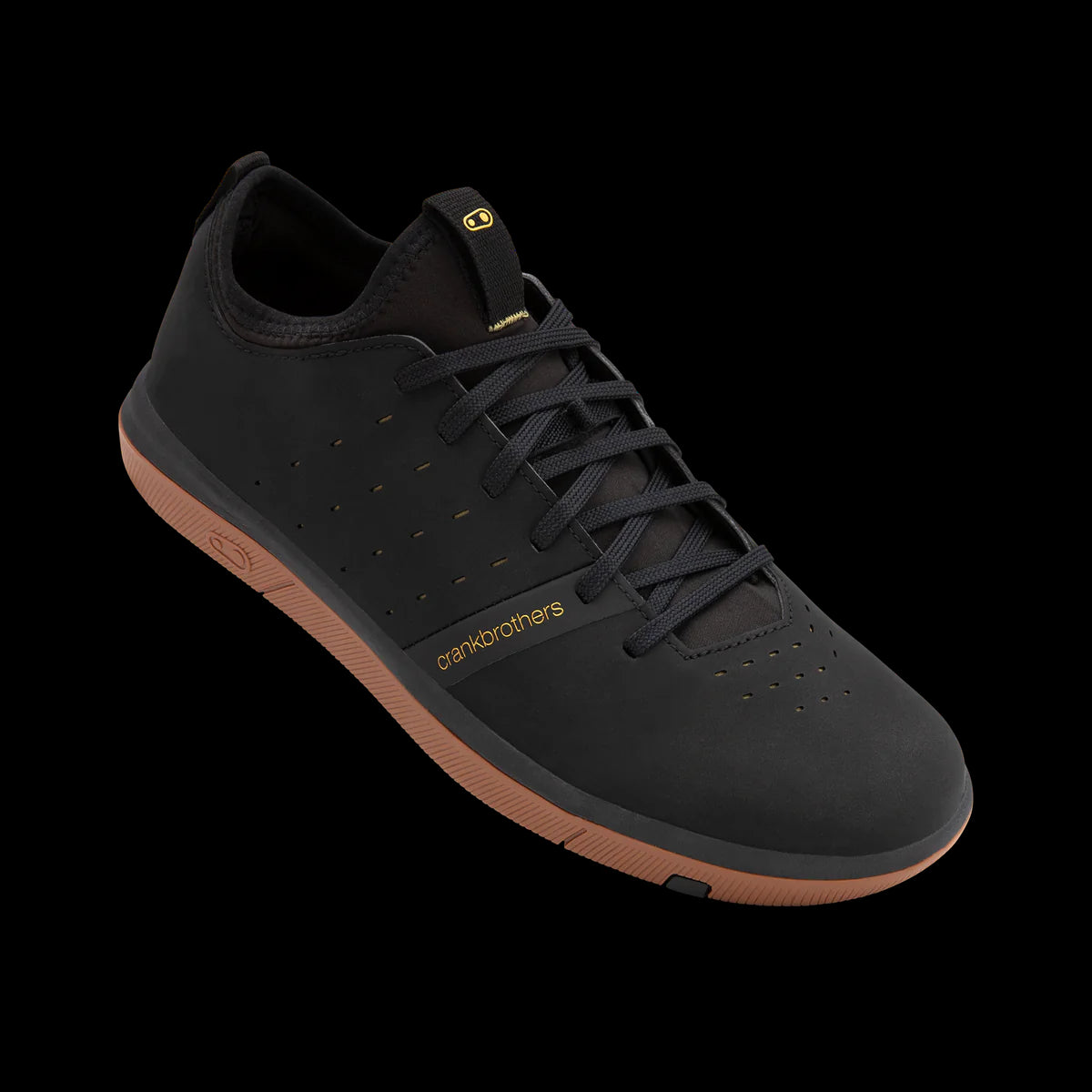 Zapatillas Ciclismo Crankbrothers Stamp Street F.Wibmer Black/Gold - Gum