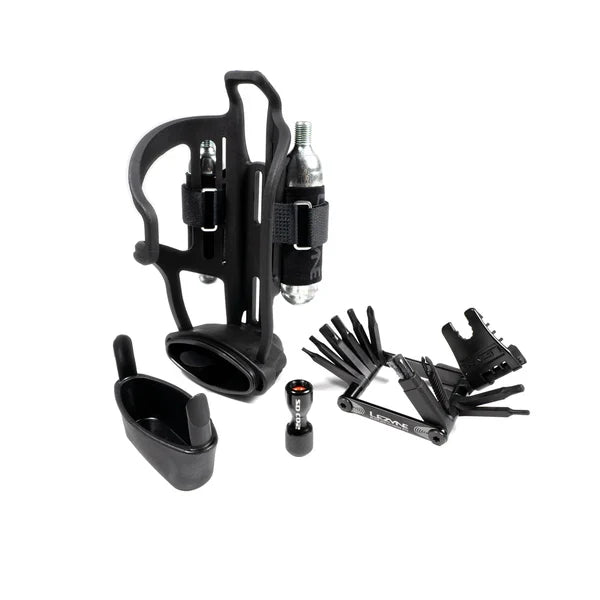 Kit Lezyne Tubeless Cage Flow Storage Loaded Black
