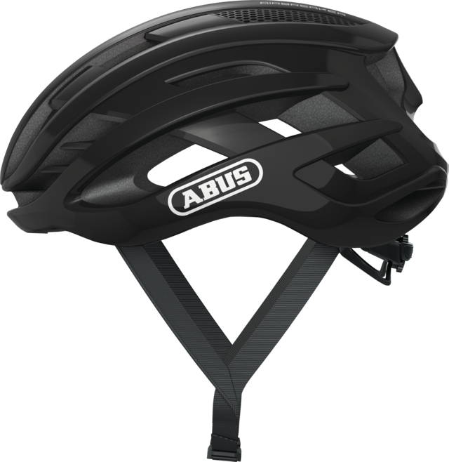 Casco Bicicleta Abus Airbreaker Negro Brillante