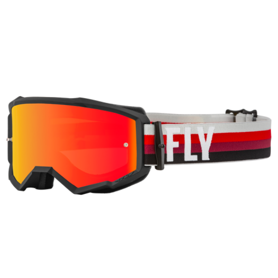ZONE GOGGLE BLACK/RED W/ RED MIRROR/AMBER LENS