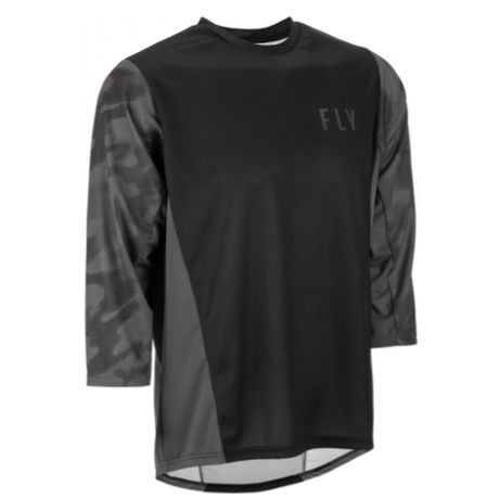 RIPA 3/4 SLEEVE JERSEY BLACK/GREY CAMO