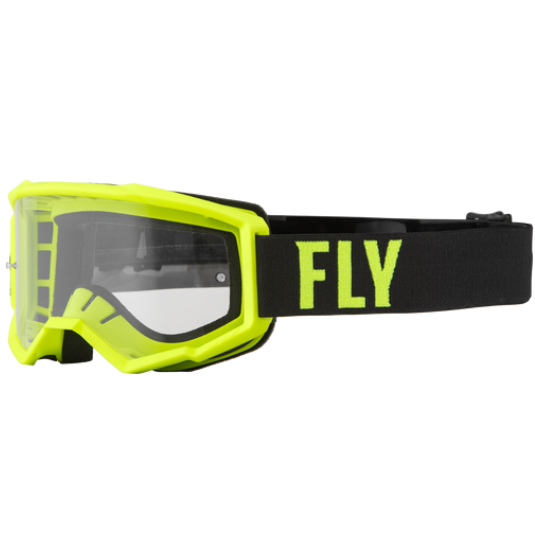 FOCUS GOGGLE HI-VIS/BLACK CLEAR LENS