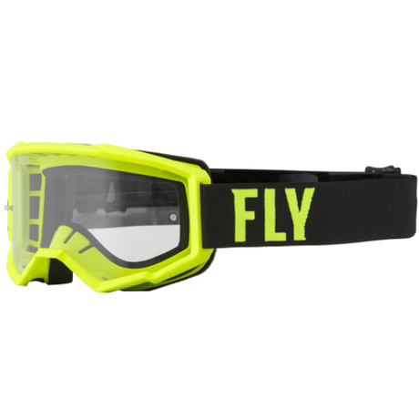 FOCUS GOGGLE HI-VIS/BLACK CLEAR LENS